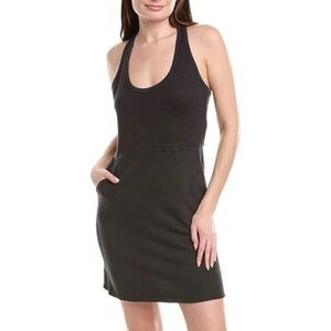 Spiritual Gangster Charcoal Black Alessia Mini Sleeveless Dress